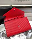 Клатч YSL Envelope Chain Wallet Red